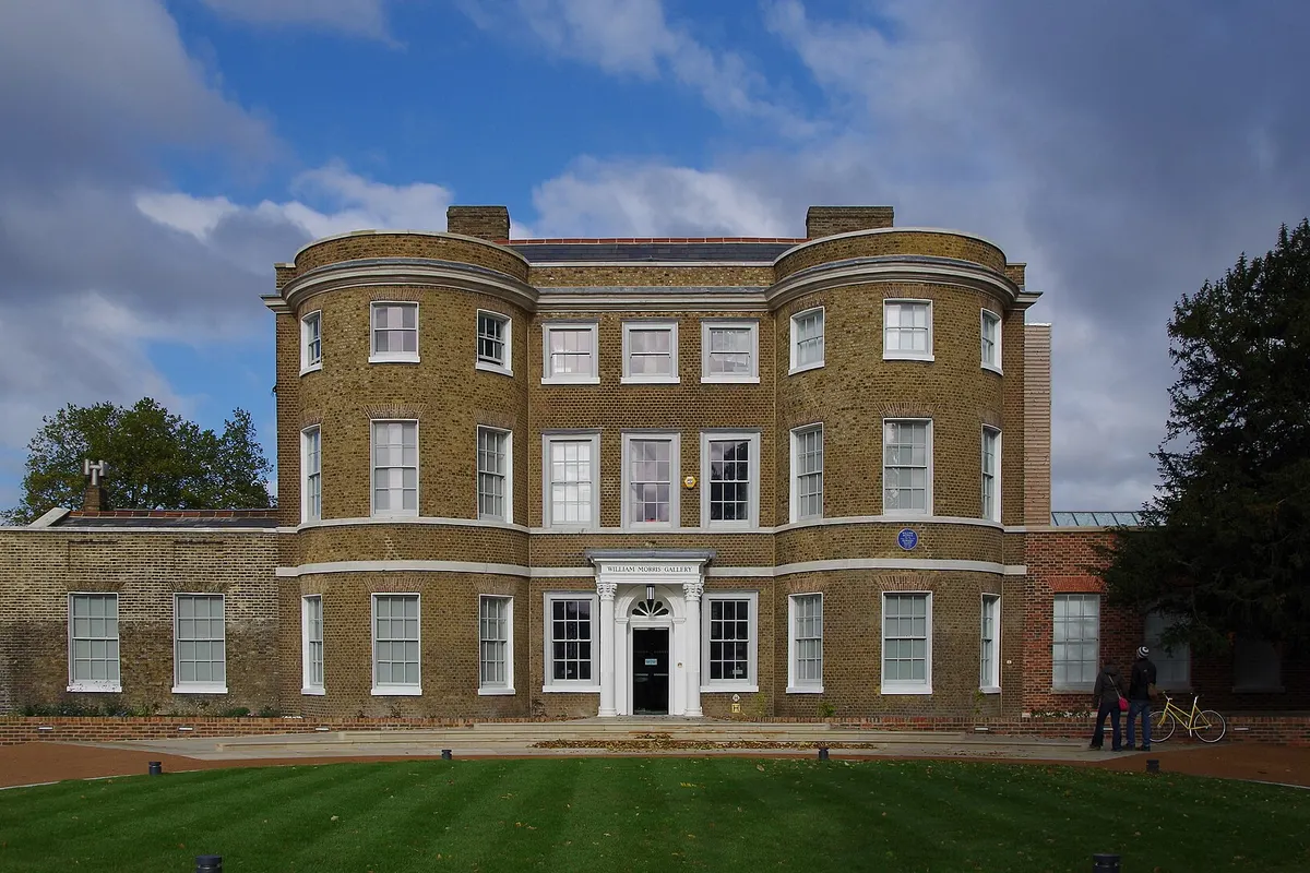 The Georgian front of the William Morris Gallery, Walthamstow